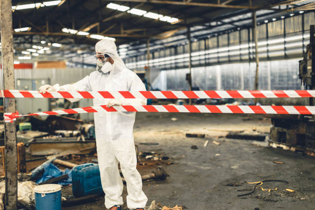 Professional Odor Removal technician working in Augusta, NJ